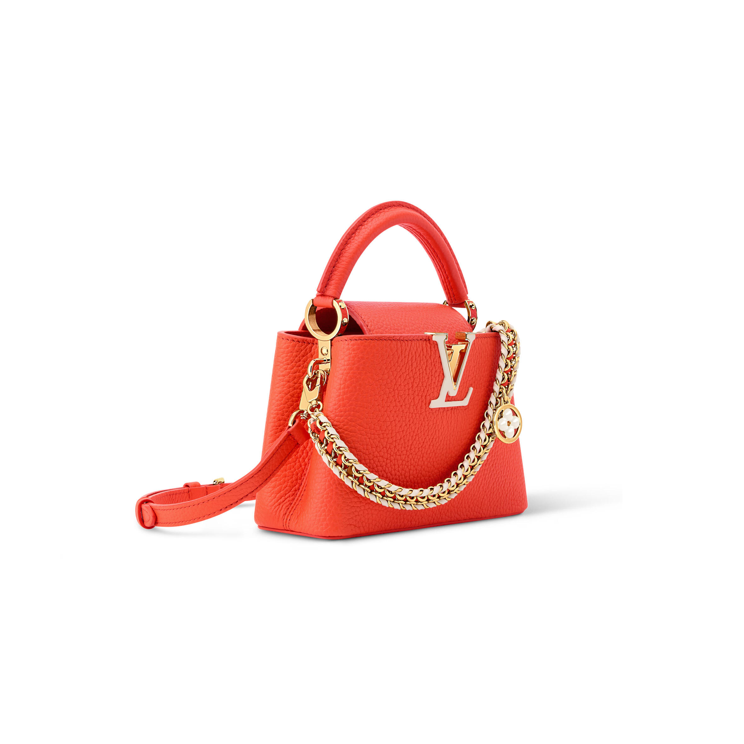 LOUIS VUITTON MASTER CAPUCINES MINI RED M28691 (21*14*8cm)